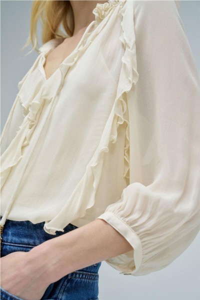 Blusa Salsa con volantes