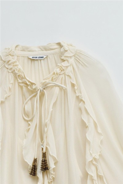 Blusa Salsa con volantes