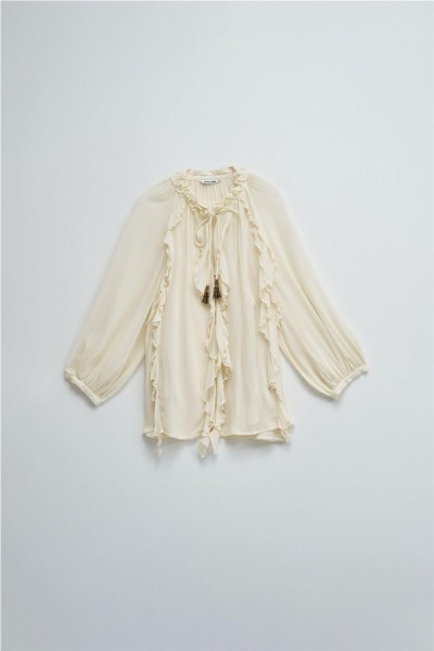 Blusa Salsa con volantes