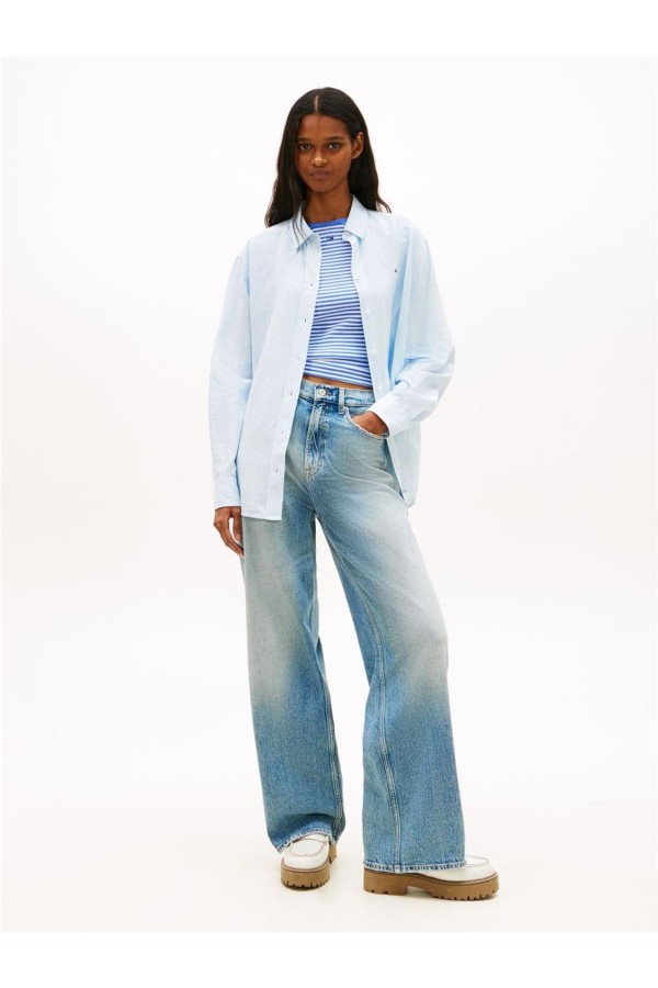 Camisa Tommy Jeans de corte amplio 2