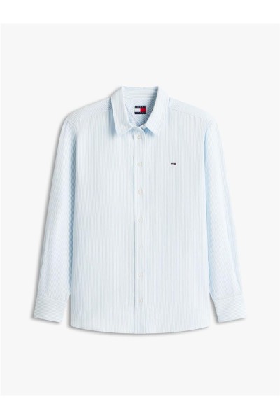 Camisa Tommy Jeans de corte amplio