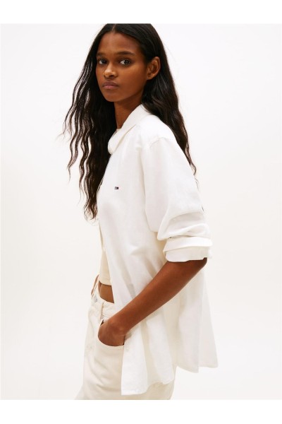 Camisa Tommy Jeans de corte amplio