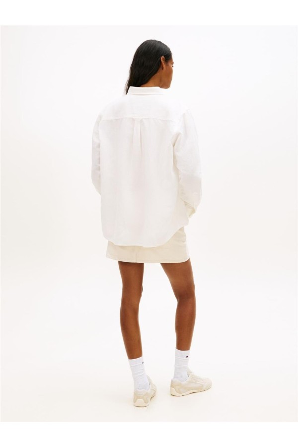 Camisa Tommy Jeans de corte amplio