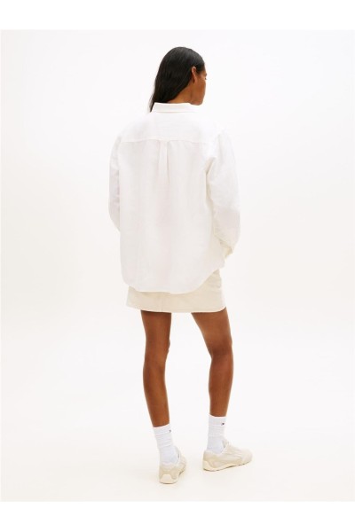 Camisa Tommy Jeans de corte amplio