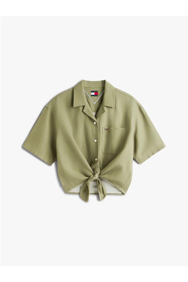 Camisa Tommy Jeans de corte amplio en...