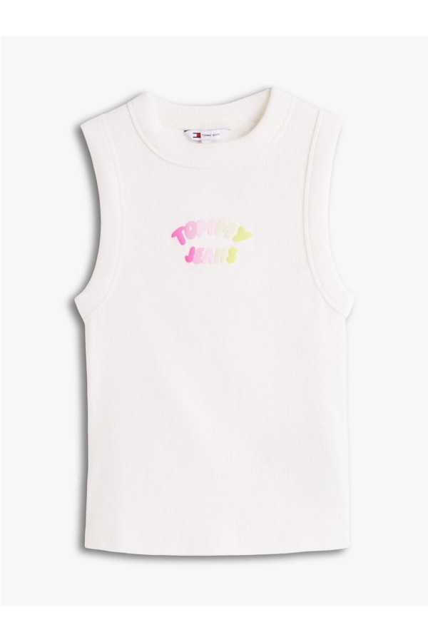 Camiseta Tommy Jeans acanalada con...