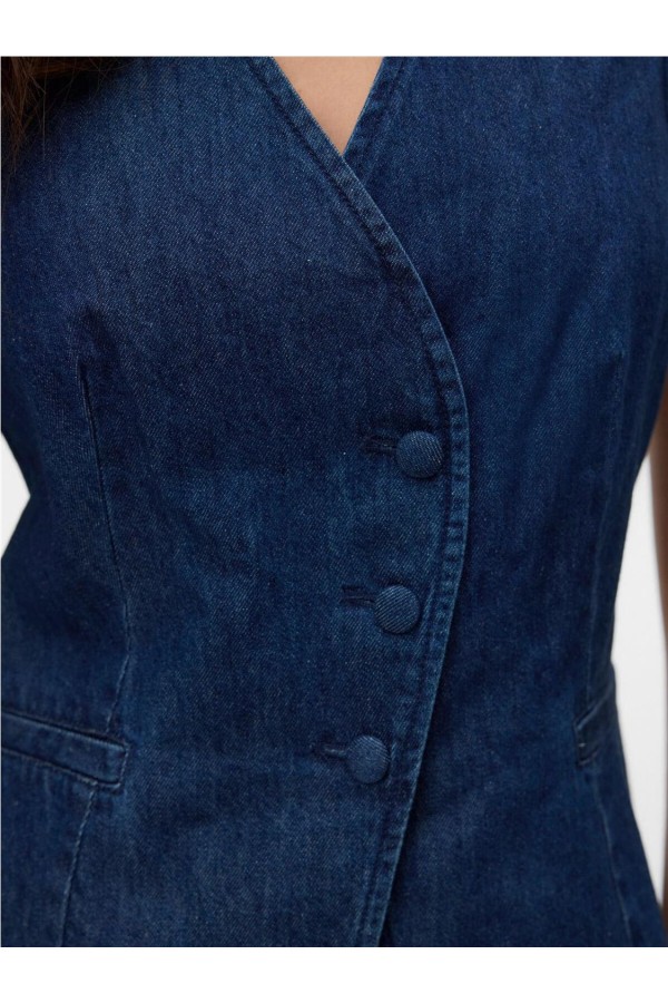 Chaleco Vero Moda Vita en tejido denim