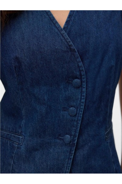 Chaleco Vero Moda Vita en tejido denim