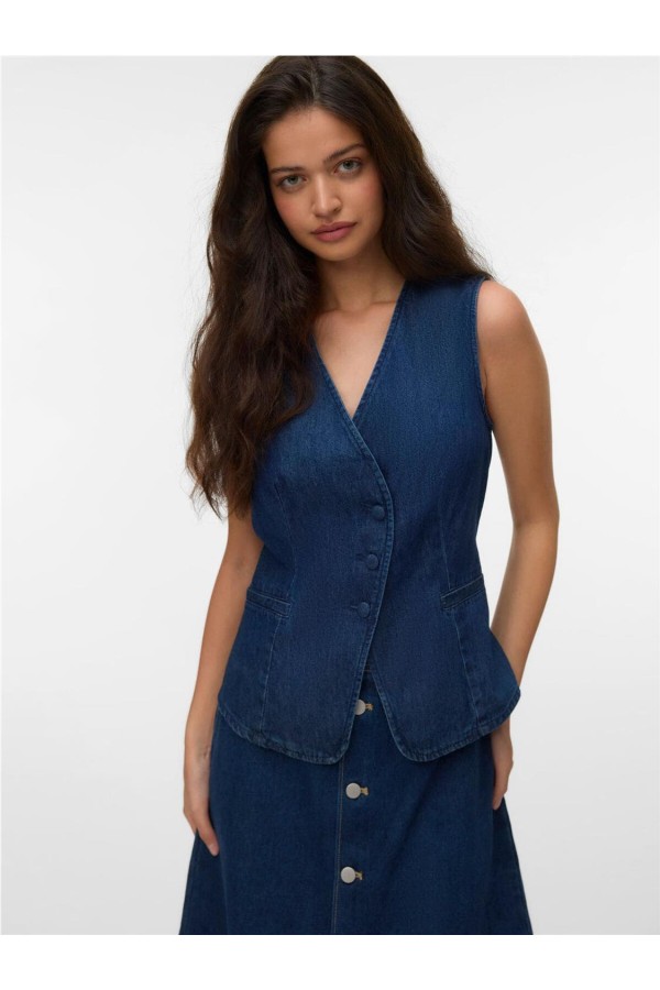Chaleco Vero Moda Vita en tejido denim