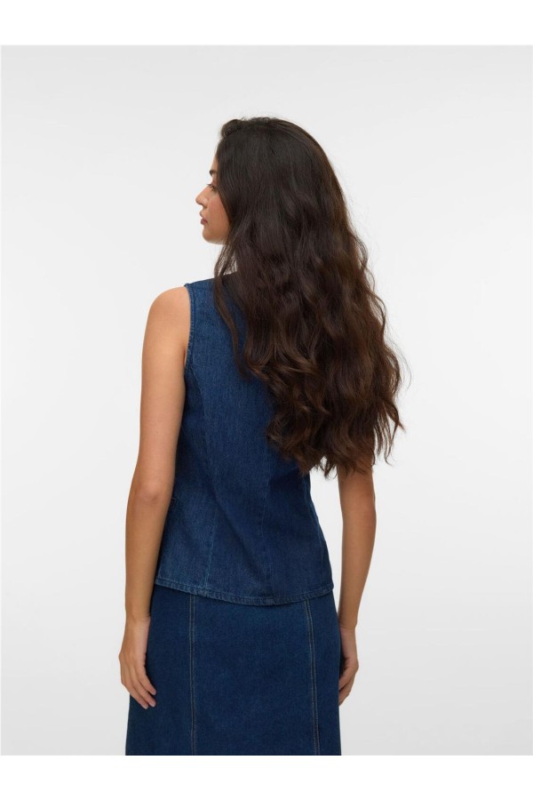 Chaleco Vero Moda Vita en tejido denim