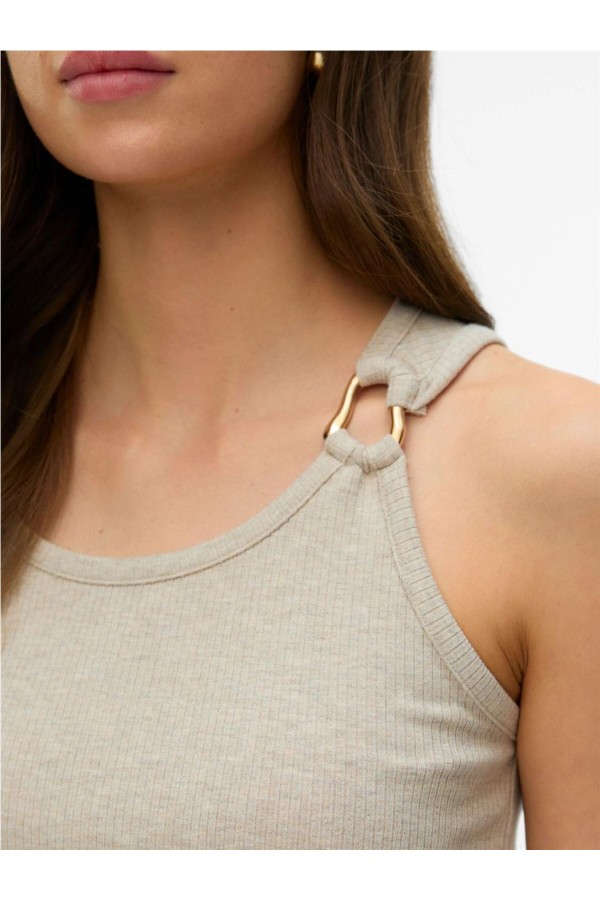 Top Vero Moda Kiki de cuello redondo