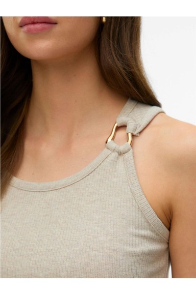 Top Vero Moda Kiki de cuello redondo