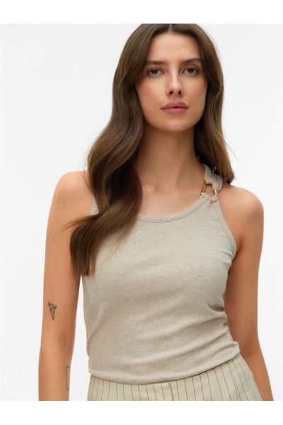 Top Vero Moda Kiki de cuello redondo