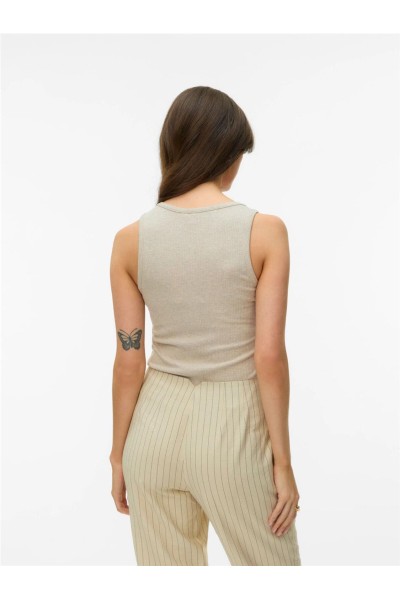 Top Vero Moda Kiki de cuello redondo