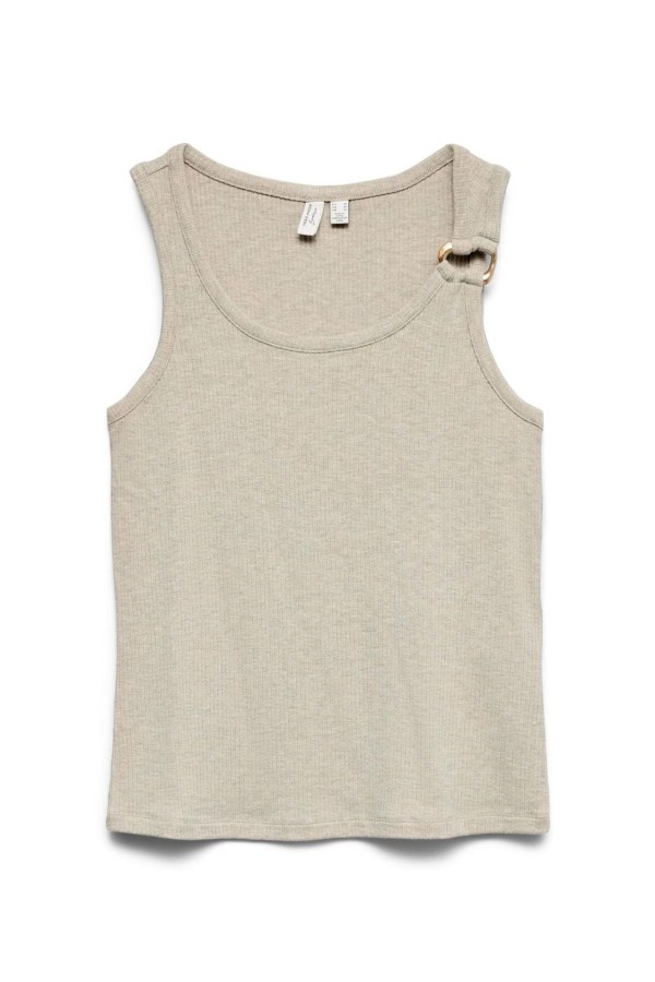 Top Vero Moda Kiki de cuello redondo