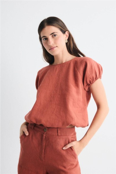 Blusa Mus & Bombon Amanecer de escote redondo