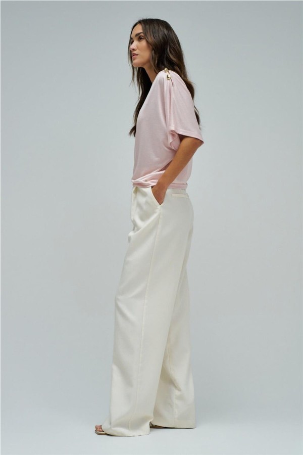 Camiseta Salsa asimétrica con brillo 2