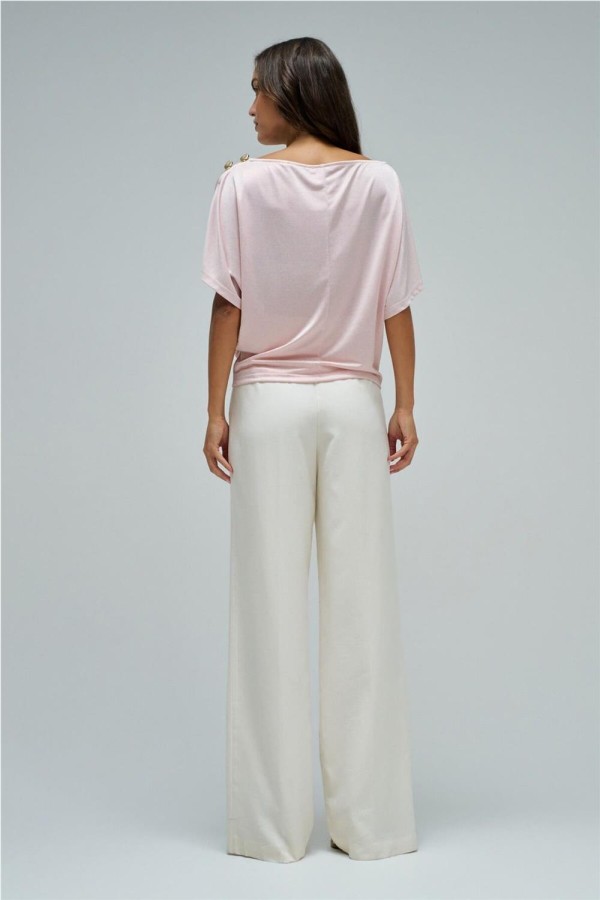 Camiseta Salsa asimétrica con brillo