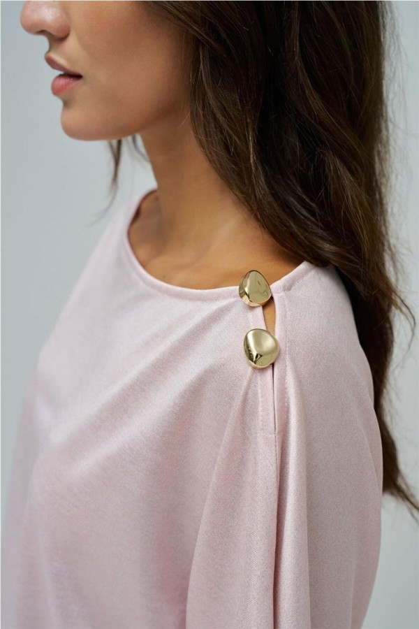 Camiseta Salsa asimétrica con brillo