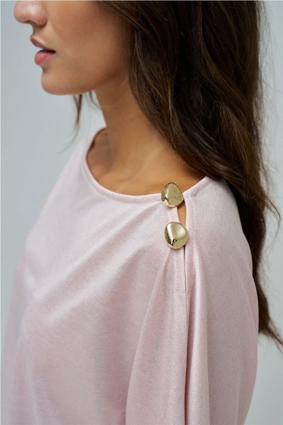 Camiseta Salsa asimétrica con brillo