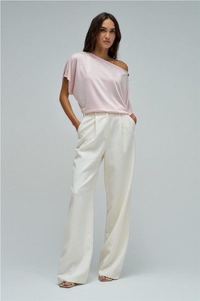 Camiseta Salsa asimétrica con brillo