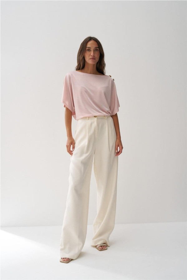 Camiseta Salsa asimétrica con brillo