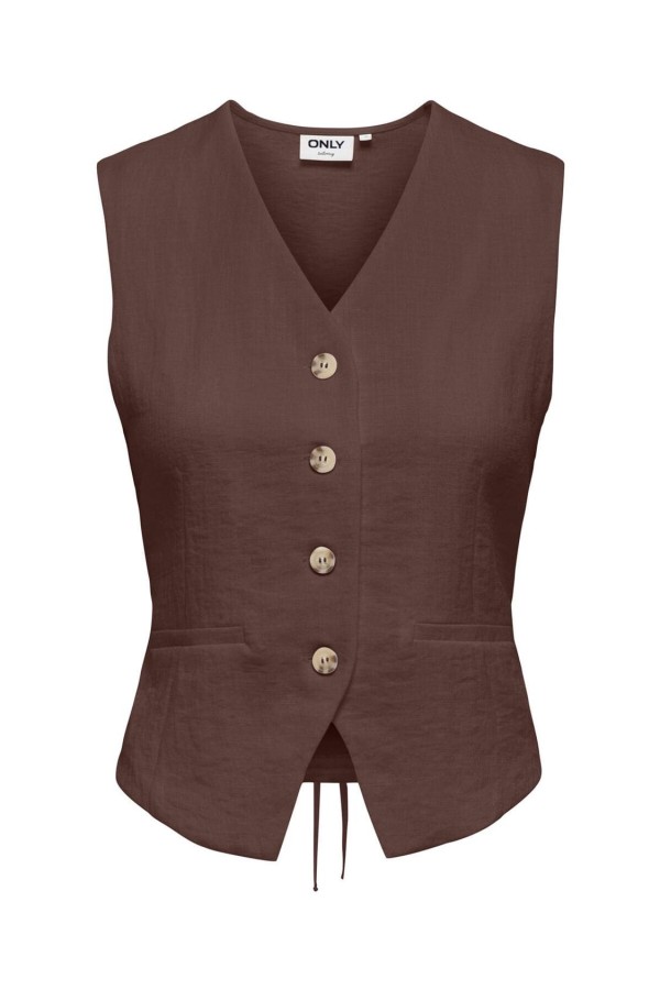 ONLITA LINEN LOOK WAISTCOAT