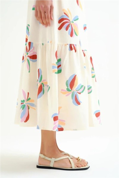 Vestido Compañía Fantástica con estampado Monarda