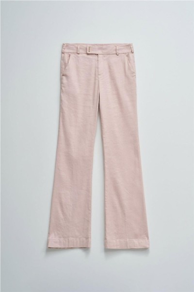 Pantalón Salsa chino flare con lino