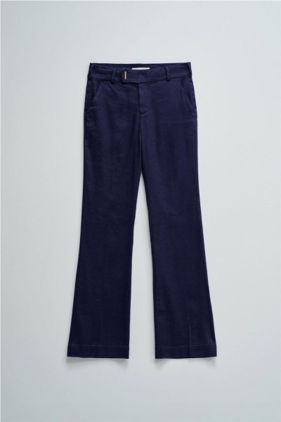 Pantalón Salsa chino flare con lino