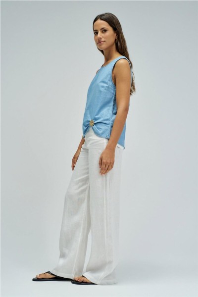 Blusa Salsa con lino