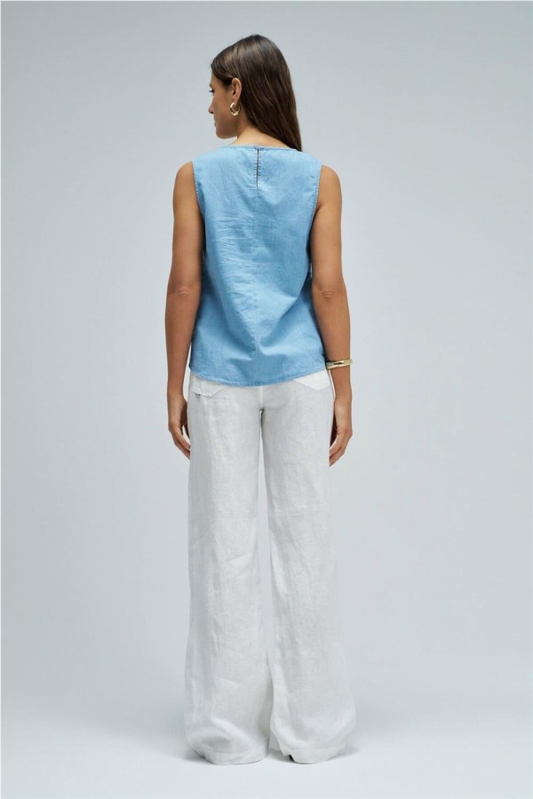 Blusa Salsa con lino