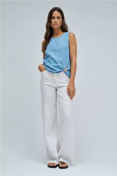 Blusa Salsa con lino