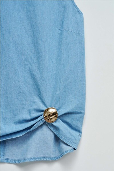 Blusa Salsa con lino