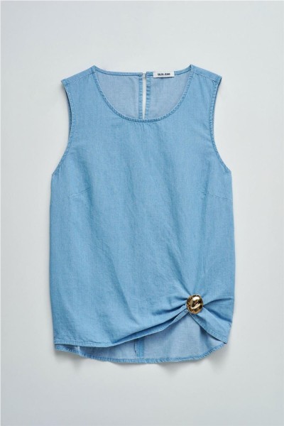 Blusa Salsa con lino