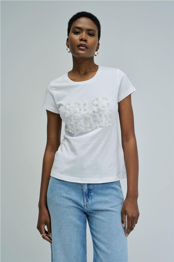 Camiseta Salsa con branding