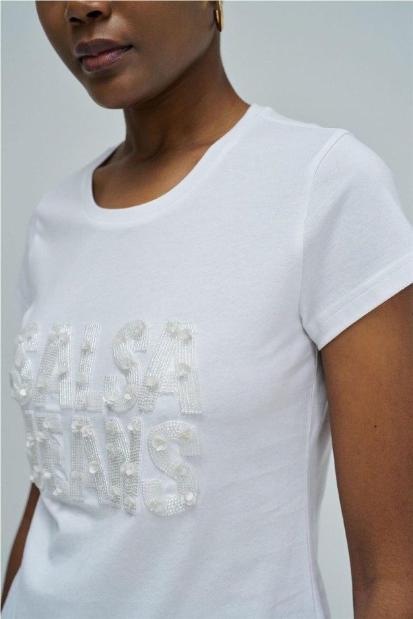 Camiseta Salsa con branding