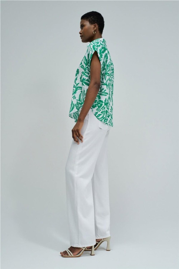 Camisa Salsa con patrón floral 2