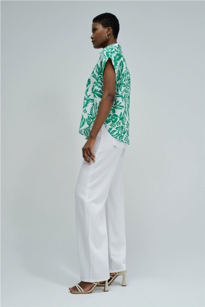 Camisa Salsa con patrón floral