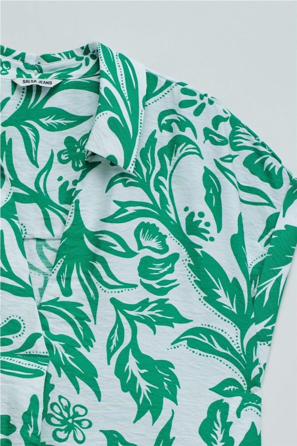 Camisa Salsa con patrón floral