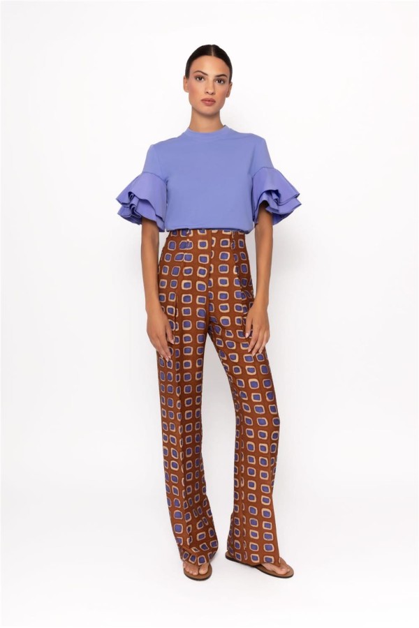 Pantalón Arggido de corte recto