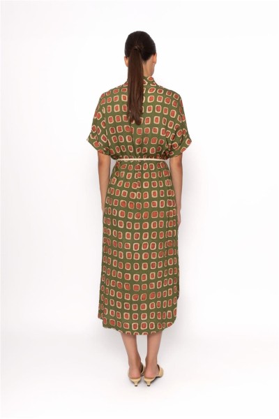 Vestido Arggido midi camisero