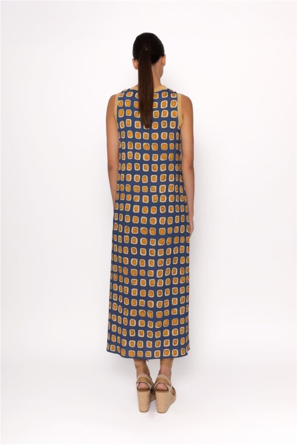 Vestido largo Arggido de manga sisa 2