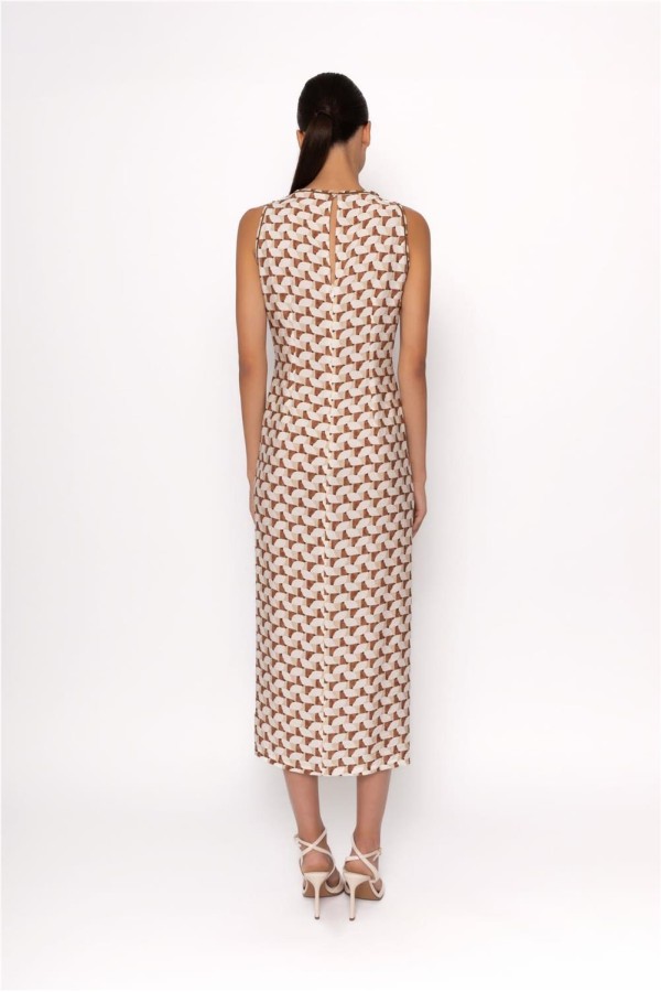 Vestido Arggido con pliegues