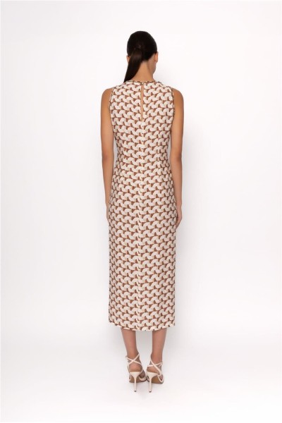 Vestido Arggido con pliegues