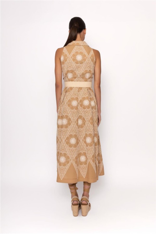 Vestido camisero Arggido con cinturón