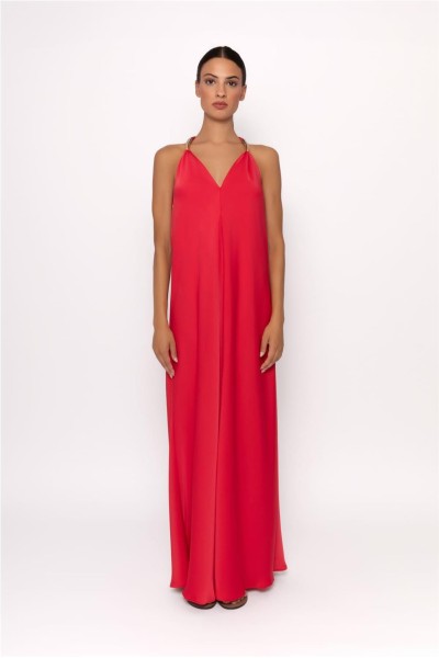 Vestido Arggido con piezas metálicas