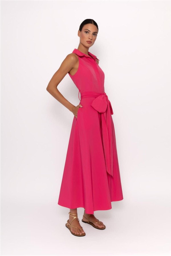 Vestido Arggido camisero con manga sisa