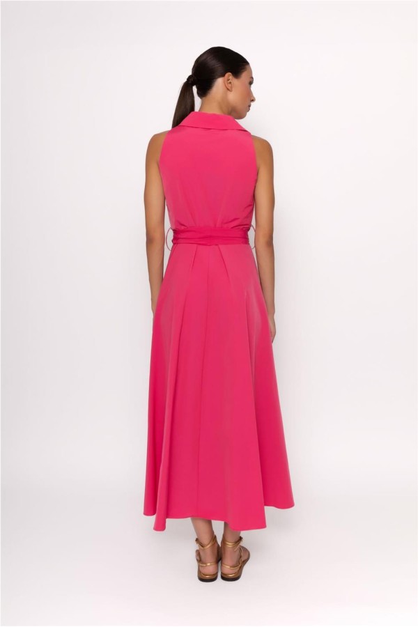 Vestido Arggido camisero con manga sisa 2