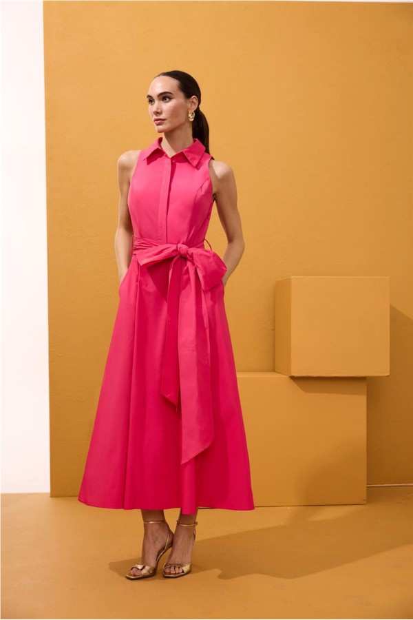 Vestido Arggido camisero con manga sisa